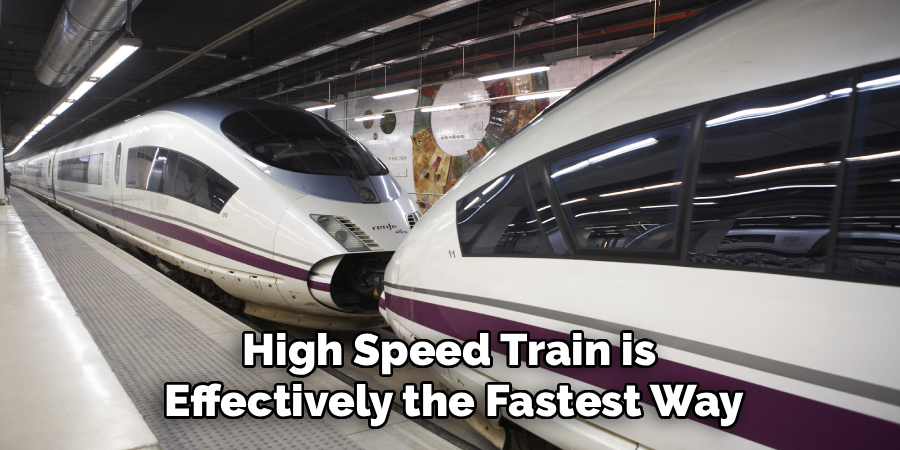 High Speed Train is 
Effectively the Fastest Way