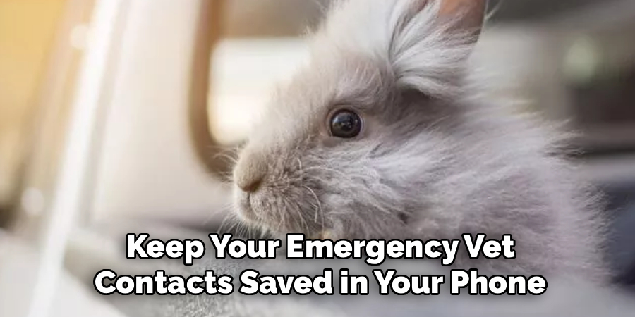 Keep Your Emergency Vet
Contacts Saved in Your Phone