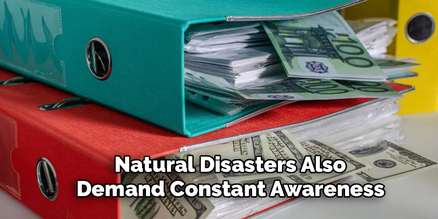 Natural Disasters Also
Demand Constant Awareness