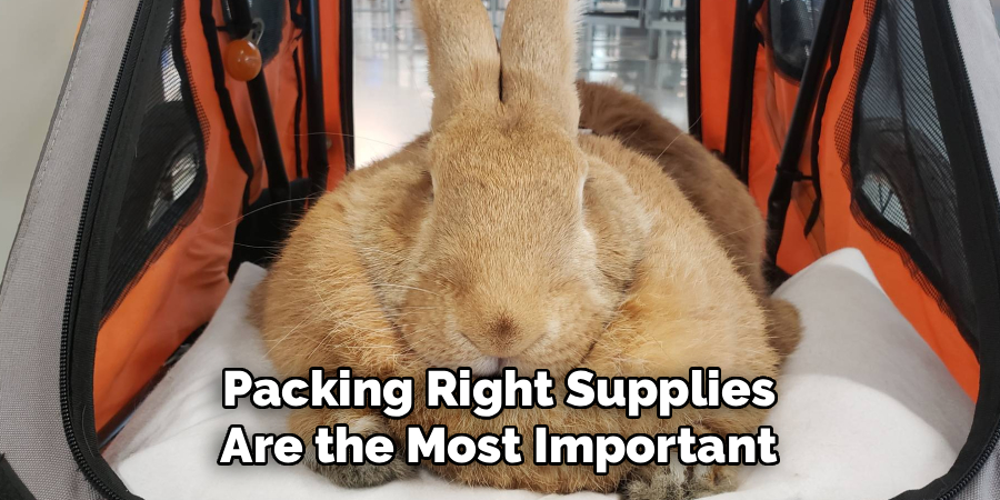 Packing Right Supplies
Are the Most Important