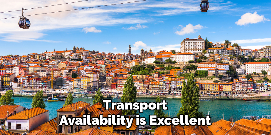 Transport
Availability is Excellent