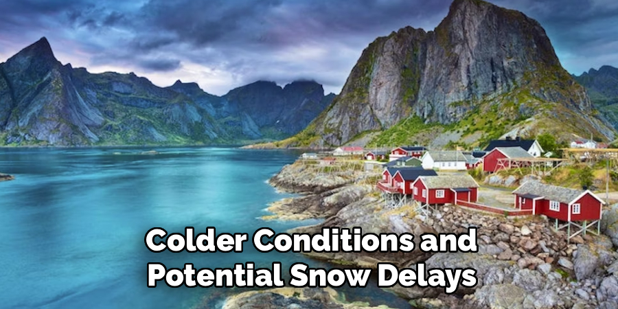 Colder Conditions and Potential Snow Delays