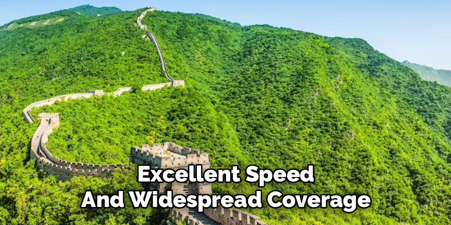 Excellent Speed
And Widespread Coverage