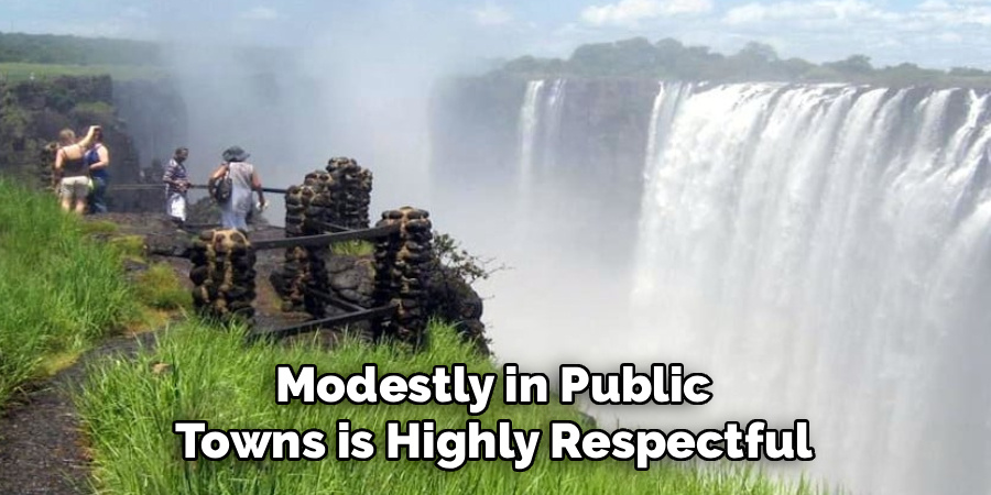 Modestly in Public Towns is Highly Respectful