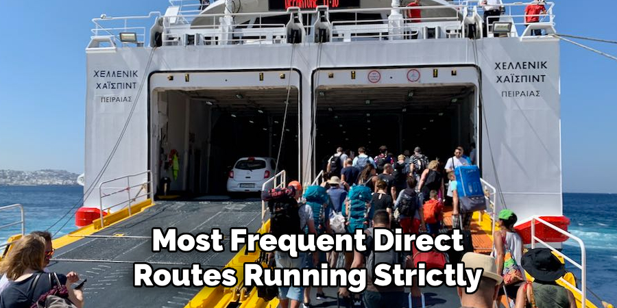 Most Frequent Direct Routes Running Strictly